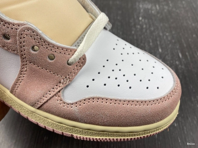 Bmlin Shoes Pink OG Jordan Air Retro (Women's) High 1 Washed FD2596-600 0811
